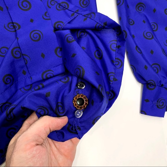 Vtg Worthington Womens sz 12 button up shirt L - Picture 6 of 10